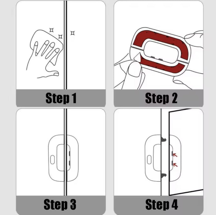 Serrure De Réfrigérateur Ou Porte De Congélateur Pour Sécurité