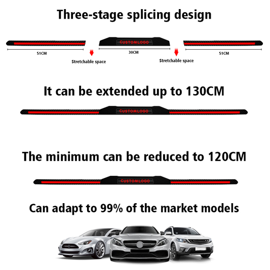 Feu Arrière LED Carbone à 3 Segments