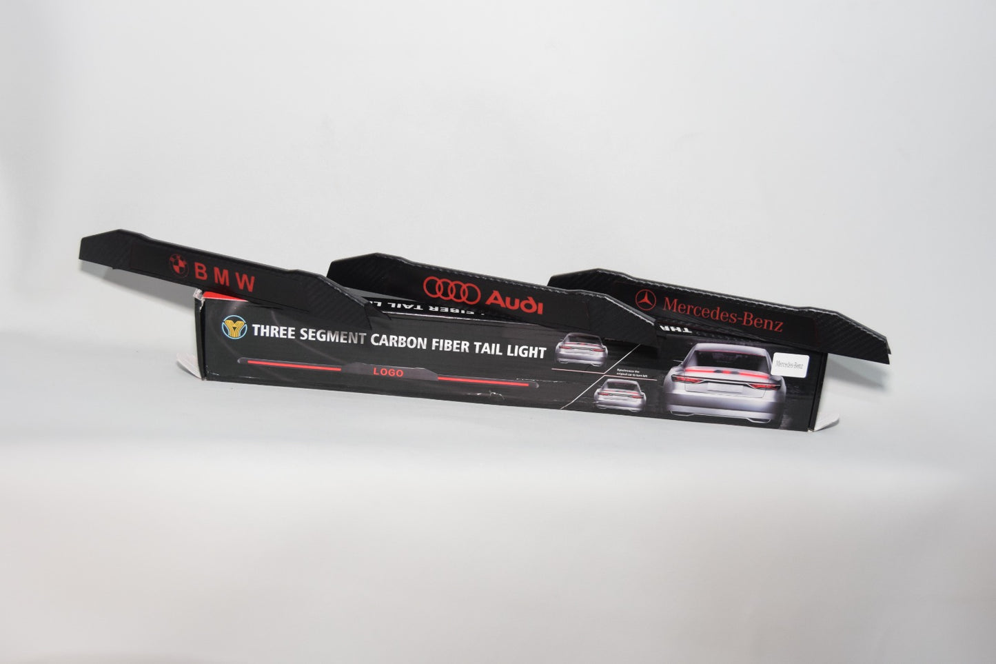 Feu Arrière LED Carbone à 3 Segments