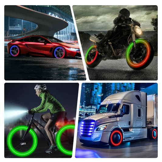 Bouchons LED Intelligents 6 Modes - Détecteur de Mouvement Étanche