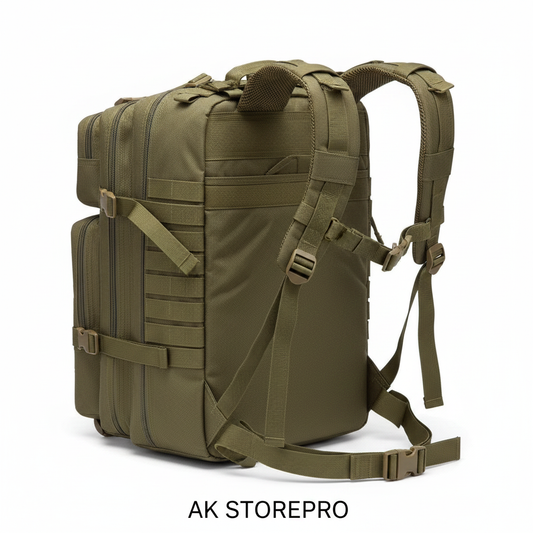 MUCHER Sac à dos militaire 40 l pour homme avec 4 crochets