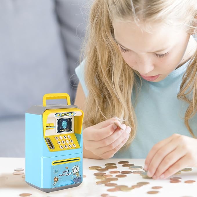 Cute Cartoon ATM Machine Money Bank