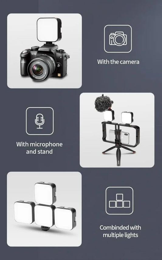 Jmary FM-48R 3.7V Mini Portable Video Light