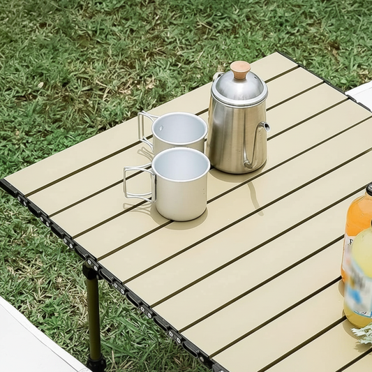 Camping Table Close-up