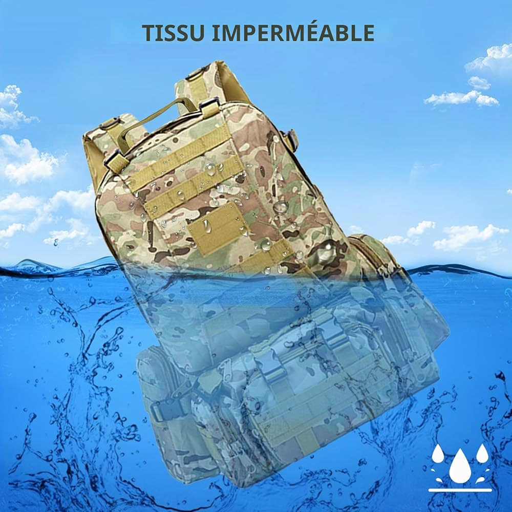 Sac à Dos Militaire Tactique 50L – AK Storepro
