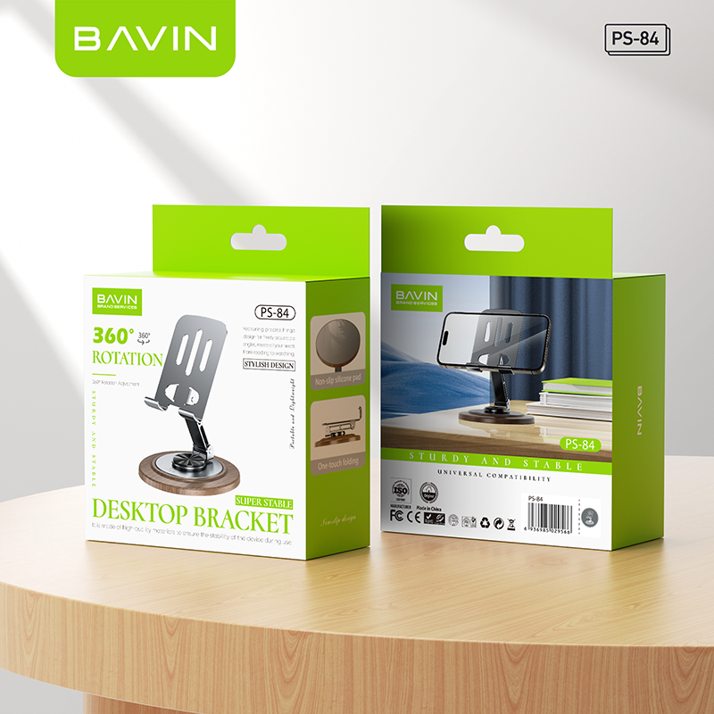 BAVIN PS84 – Support de bureau pliable 360°