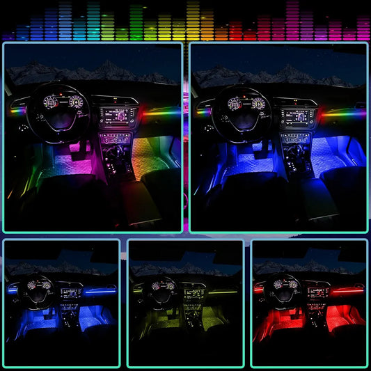 LED Éclairage Intérieur USB Sync Néon Kit Bande Lumière Avec Contrôle APP et Télécommande