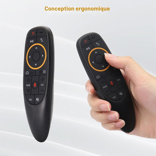 Télécommande Air Mouse G10 Sans Fil 2.4 GHz avec Commande Vocale