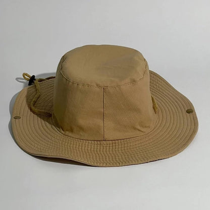 Chapeau De Soleil Pliable Avec Protection UV Unisexe Beige