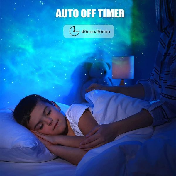 Projecteur laser Astronaute Galaxie Étoiles avec télécommande et angle réglable à 360 degrés