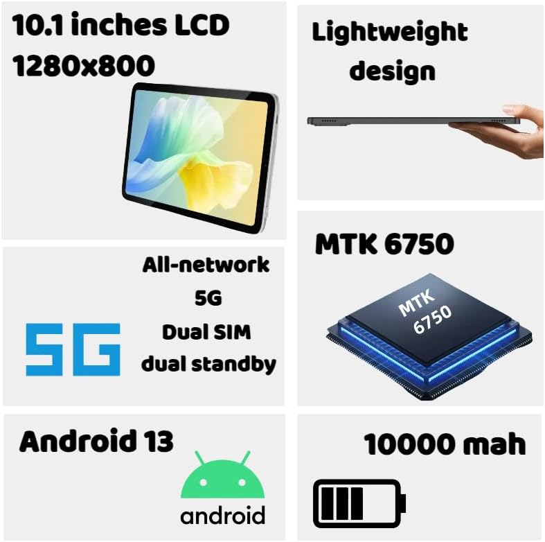 Tablette CCIT Tab S10 Ultra 16 Go RAM + 1 To – Noir