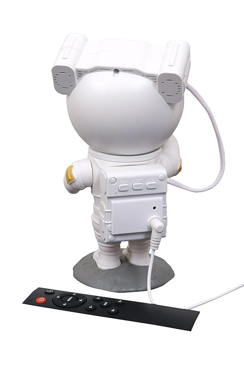 Projecteur laser Astronaute Galaxie Étoiles avec télécommande et angle réglable à 360 degrés