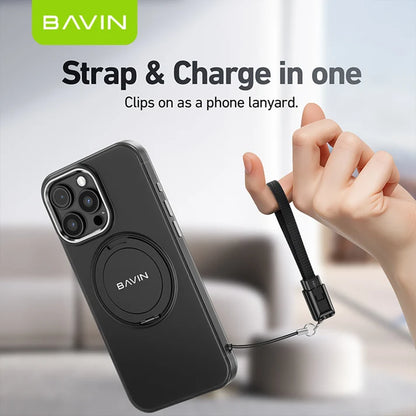 Câble BAVIN CB396 60W PD – USB-C vers USB-C ou iPhone, tressé