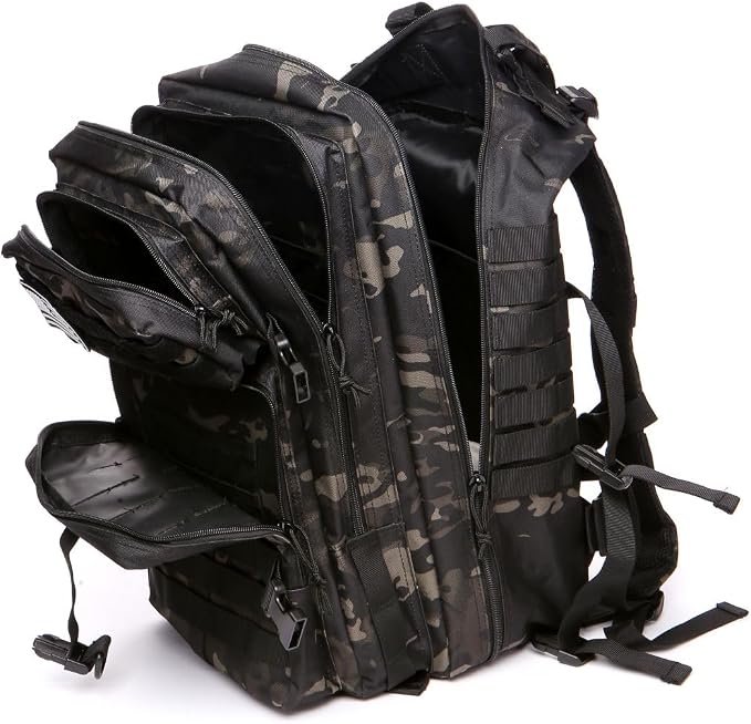 Sac à dos Thuram 45L en nylon robuste – Randonnée et camping