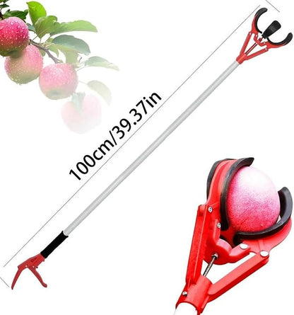 Outil de Récolte de Fruits Multifonction avec Embout en Caoutchouc