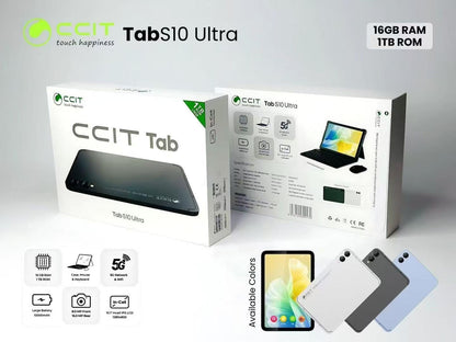 Tablette CCIT Tab S10 Ultra 16 Go RAM + 1 To – Noir