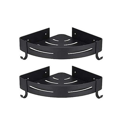 Lot 2 Etagères angle - Organisateur Pour coin de douche+ Scotch DF