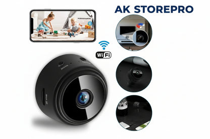 Mini Caméra A9-HD 1080P avec Vision Nocturne