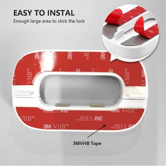 Serrure De Réfrigérateur Ou Porte De Congélateur Pour Sécurité