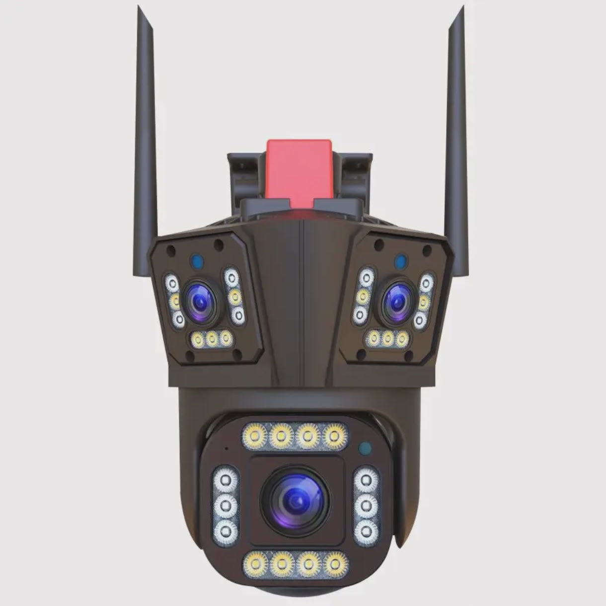 Camera 4G solaire Double Camera 15MP Zoom X10 V380 PRO