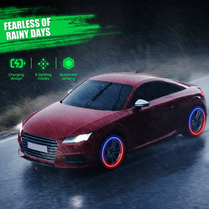 Bouchons LED Intelligents 6 Modes - Détecteur de Mouvement Étanche