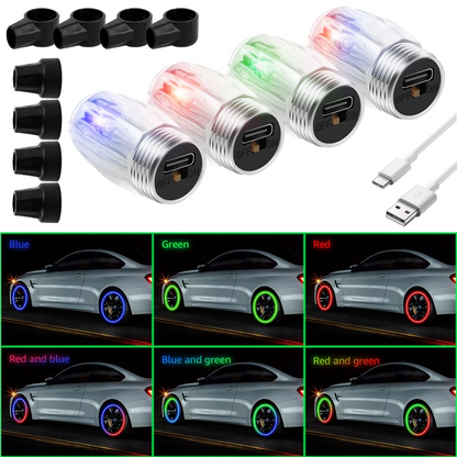 Bouchons LED Intelligents 6 Modes - Détecteur de Mouvement Étanche