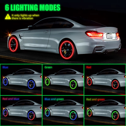 Bouchons LED Intelligents 6 Modes - Détecteur de Mouvement Étanche