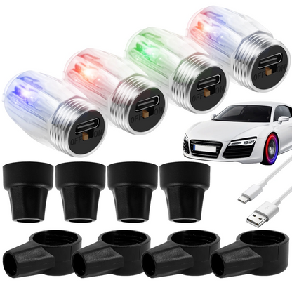 Bouchons LED Intelligents 6 Modes - Détecteur de Mouvement Étanche
