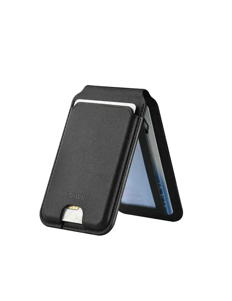 Portefeuille magnétique WiWU 2 en 1 - Noir