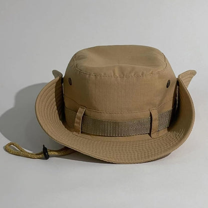 Chapeau De Soleil Pliable Avec Protection UV Unisexe Beige