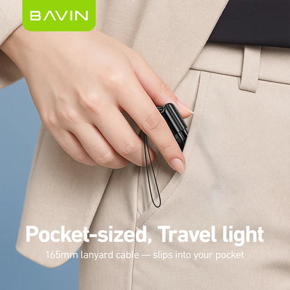 Câble BAVIN CB396 60W PD – USB-C vers USB-C ou iPhone, tressé