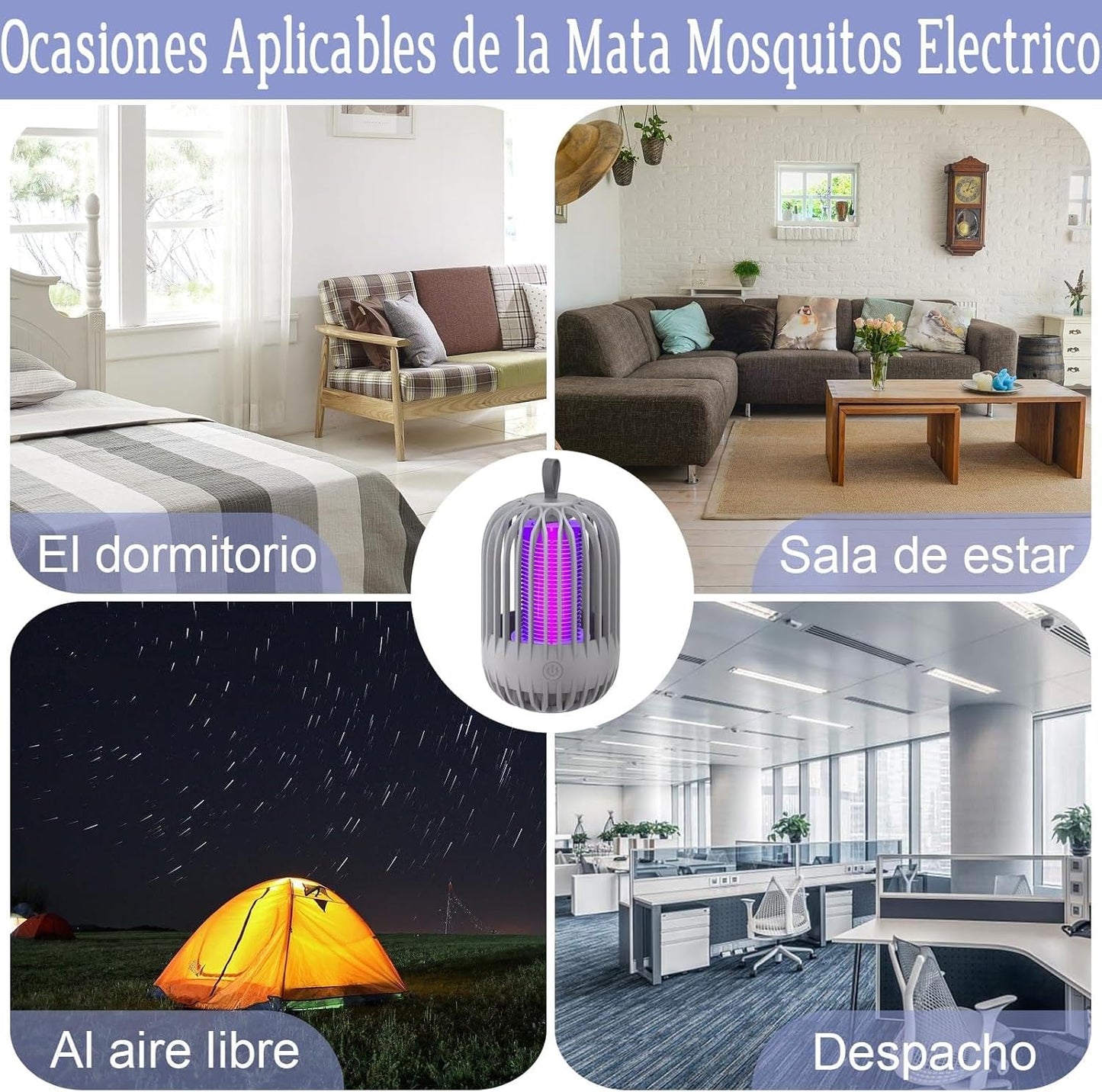 lampe anti-moustique portable