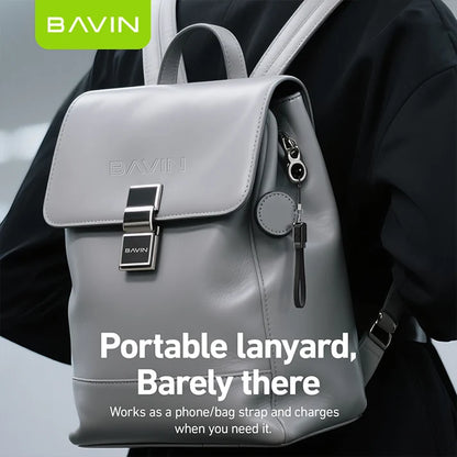Câble BAVIN CB396 60W PD – USB-C vers USB-C ou iPhone, tressé