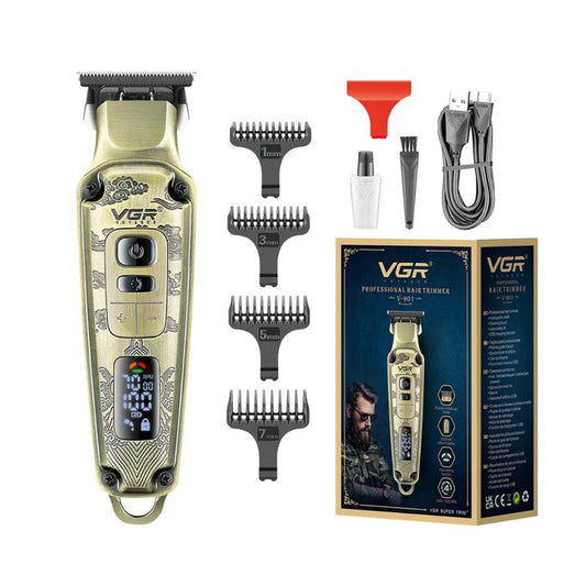 Tondeuse Cheveux Professionnelle Sans Fil VGR V-954 - 300 Min Autonomie Charge Rapide