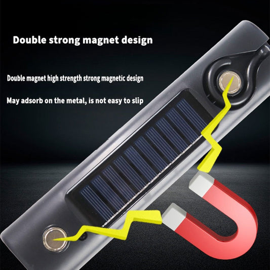 Lampe de Travail LED Rechargeable Éclairage Ultra-Puissant avec Panneau Solaire Intégré – مصباح عمل قابل للشحن