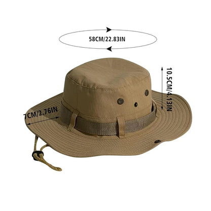 Chapeau De Soleil Pliable Avec Protection UV Unisexe Beige