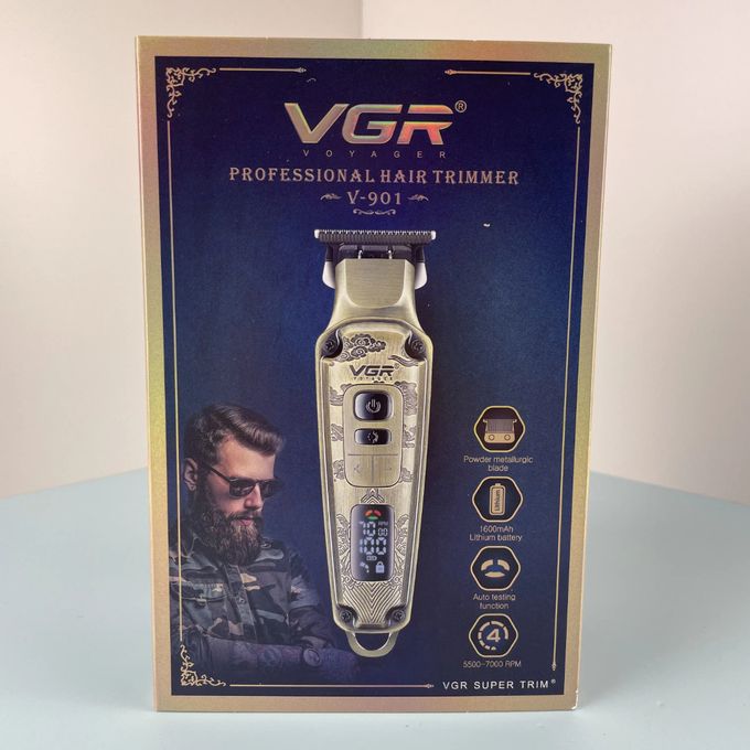 Tondeuse Cheveux Professionnelle Sans Fil VGR V-954 - 300 Min Autonomie Charge Rapide