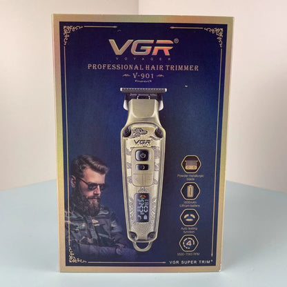 Tondeuse Cheveux Professionnelle Sans Fil VGR V-954 - 300 Min Autonomie Charge Rapide