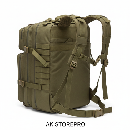 MUCHER Sac à dos militaire 40 l pour homme avec 4 crochets