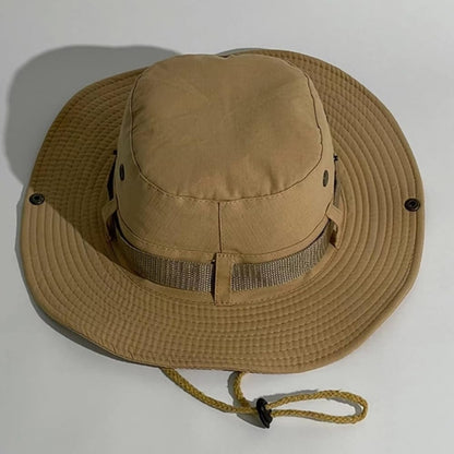 Chapeau De Soleil Pliable Avec Protection UV Unisexe Beige