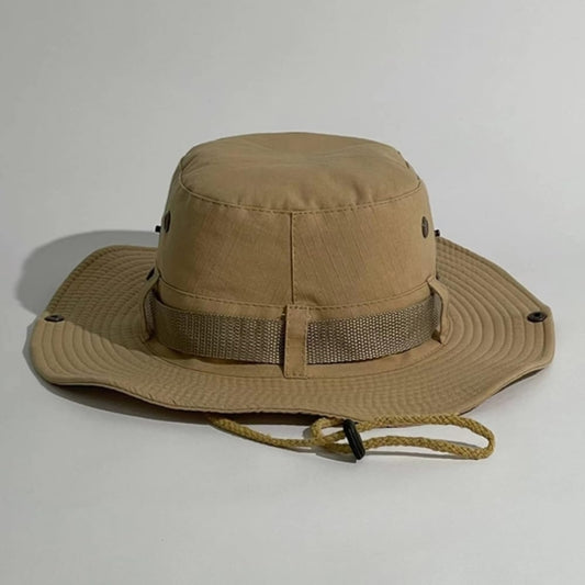 Chapeau De Soleil Pliable Avec Protection UV Unisexe Beige