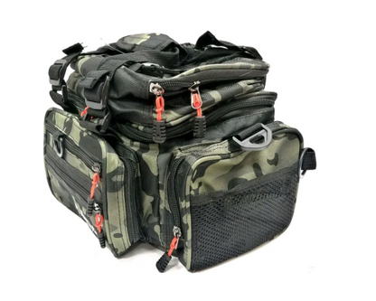 Sac de Pêche Kaida TP23 Camouflage – Sac Bandoulière pour Moulinets et Accessoires de Pêche, 37 × 19 × 23 cm