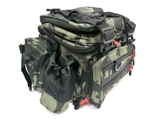 Sac de Pêche Kaida TP23 Camouflage – Sac Bandoulière pour Moulinets et Accessoires de Pêche, 37 × 19 × 23 cm