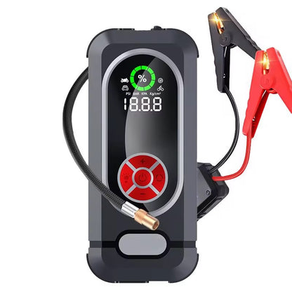 Démarreur de voiture portable avec compresseur d'air