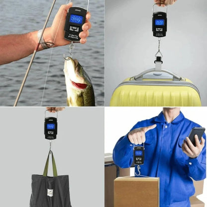 Pèse-Bagages Électronique à Crochet – 50kg | Balance Portable LCD