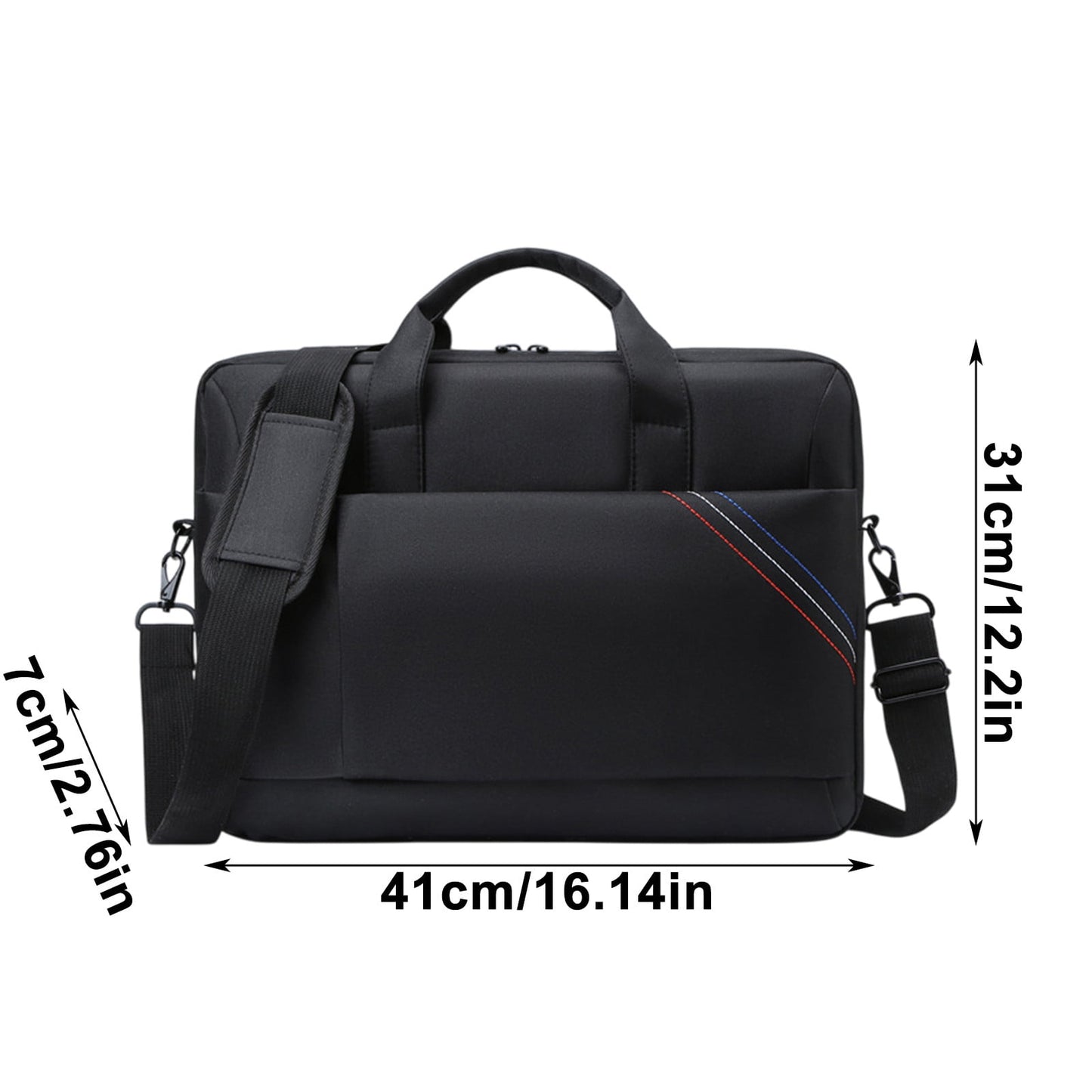 Sac pour Ordinateur Portable Bandoulière Mallette 15,6" – Hommes & Femmes