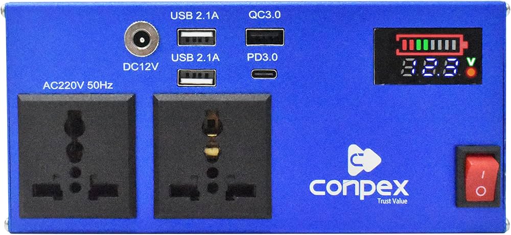 Conpex 40000mAh Portable Power Bank with 200W Adapter (KM-930)