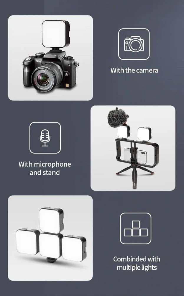Jmary FM-48R 3.7V Mini Portable Video Light