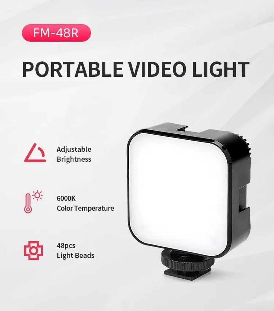 Jmary FM-48R 3.7V Mini Portable Video Light