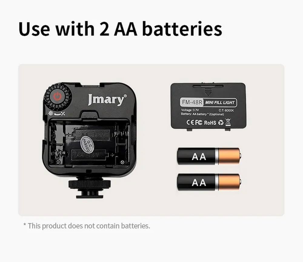 Jmary FM-48R 3.7V Mini Portable Video Light